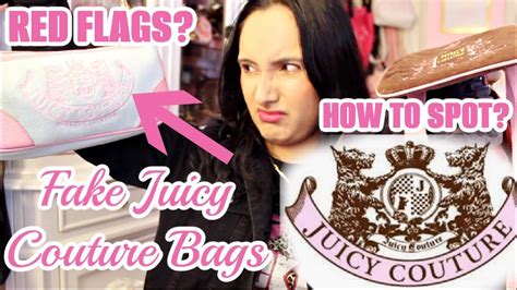 how can you tell a fake juicy couture bag|vintage juicy couture bags real.